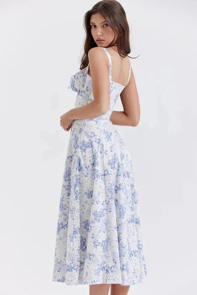 Linsay Women's Midi Dress | Flowy Relaxed Fit | Casual, Work & Evening