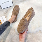 Elara Women's Sherpa Loafer Slippers | Teddy Fluffy Indoor Loafer | Cosy Home & Loungewear Footwear