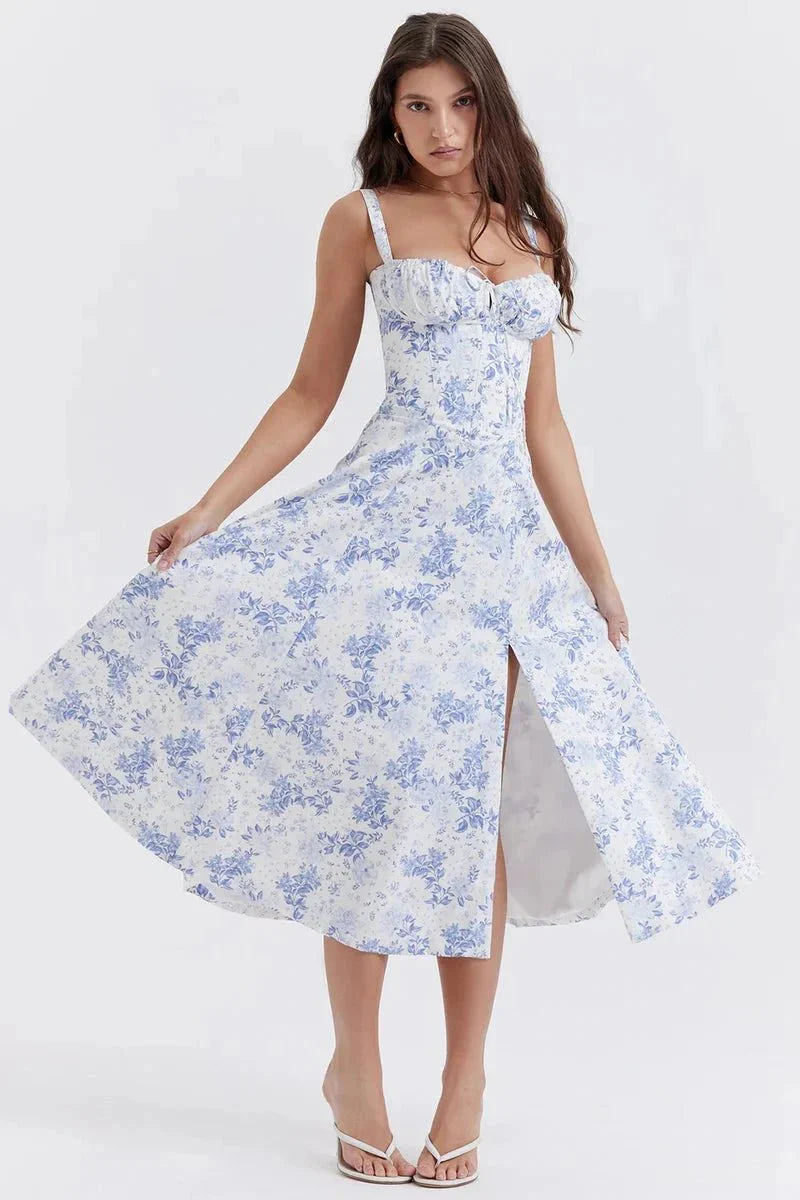 Linsay Women's Midi Dress | Flowy Relaxed Fit | Casual, Work & Evening