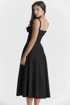 Linsay Women's Midi Dress | Flowy Relaxed Fit | Casual, Work & Evening