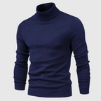Nico Men's Merino Wool Blend Turtleneck Sweater | Soft Warm Roll Neck Jumper for Men | Smart Casual Everyday Winter Knitwear