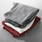 Toby | Men's Baggy Linen Blend Summer Trousers | Wide Leg Relaxed Fit Casual Pants for Men