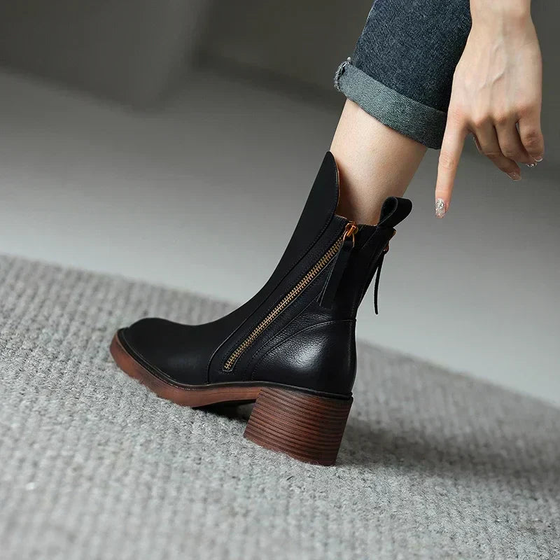 Kailani Women's Ankle Boots – Elegant & Durable Premium Leather Boots with Timeless Style