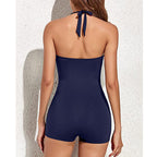Seafolly Collective Boyleg Women's One-Piece Swimsuit | Solid Colour Boyleg Swimsuit for Women