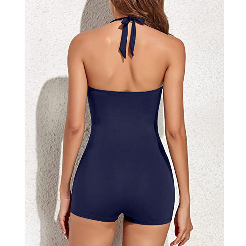 Seafolly Collective Boyleg Women's One-Piece Swimsuit | Solid Colour Boyleg Swimsuit for Women