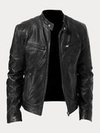 Premium Genuine Leather Jacket for Men Classic Biker Style