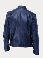 Premium Genuine Leather Jacket for Men Classic Biker Style
