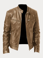 Premium Genuine Leather Jacket for Men Classic Biker Style