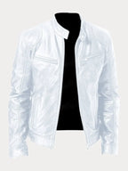 Premium Genuine Leather Jacket for Men Classic Biker Style