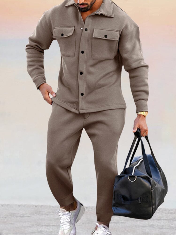 Maddox Men's Athleisure 2-Piece Set | Slim Fit Jogger & Top Co-Ord for Men | Casual Gym to Street Everyday Sportswear