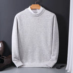 Raffael Men's Premium Cashmere Blend Crew Neck Sweater | Timeless Soft Luxury Knit Jumper for Men