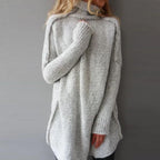 Greta Women's Cotton Knit Turtleneck Sweater | Soft Everyday Roll Neck Jumper for Women | Classic Regular Fit Smart Casual Knitwear