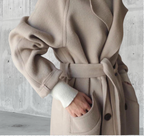 Isabelle Women's Long Wool Coat – Elegant & Comfortable Timeless Winter Coat