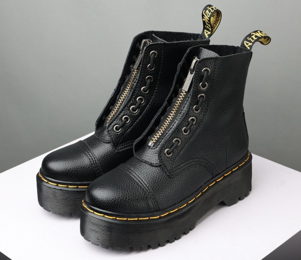Lyra Women's Platform Mid-Calf Boots | Leather Boots for Women | Everyday Smart Casual Street Style Footwear