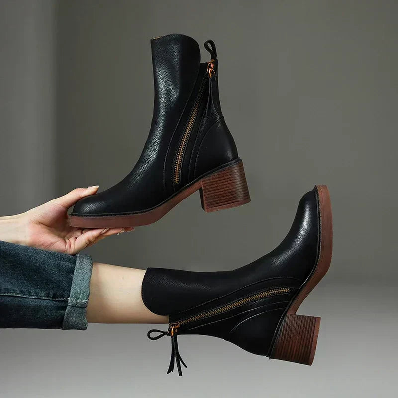 Kailani Women's Ankle Boots – Elegant & Durable Premium Leather Boots with Timeless Style