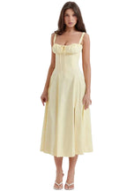 Scarlett | Women’s Floral Midi Dress – Lightweight Summer Dress | Casual & Elegant
