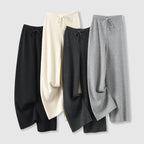 Luxury Wide-Leg Cashmere Knit Pants – Soft, Elegant & Effortlessly Chic