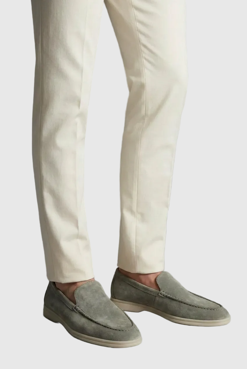 Men’s Suede Slip-On Loafers Casual Classic Smart Shoes