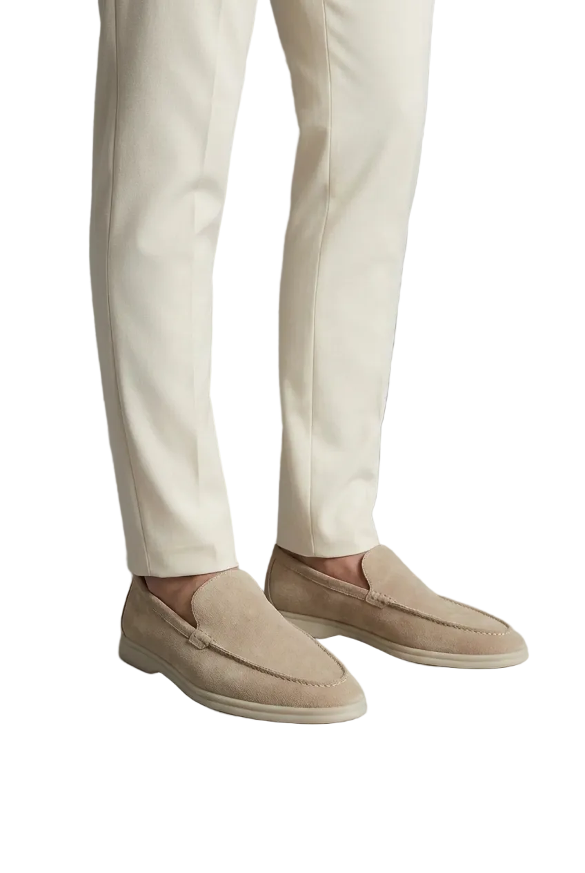 Men’s Suede Slip-On Loafers Casual Classic Smart Shoes