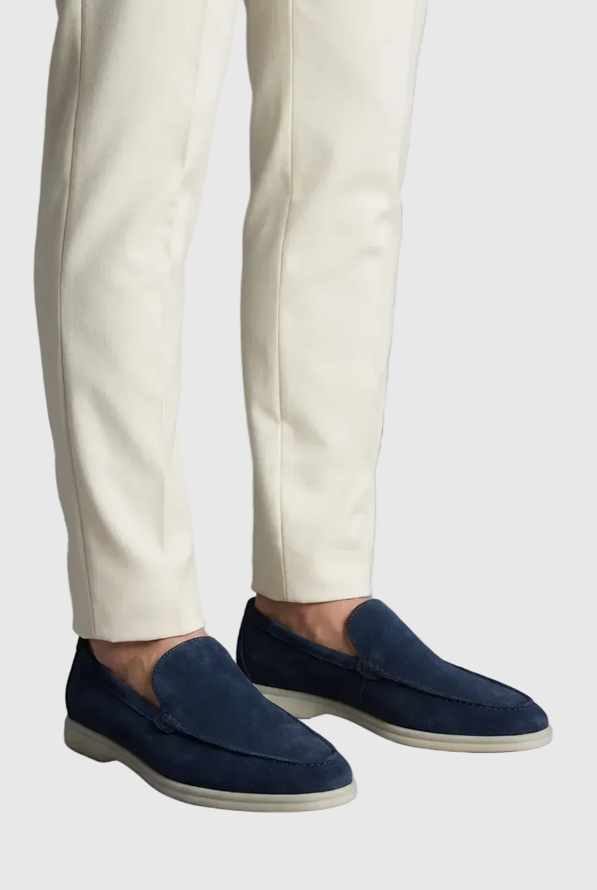 Men’s Suede Slip-On Loafers Casual Classic Smart Shoes