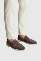 Men’s Suede Slip-On Loafers Casual Classic Smart Shoes
