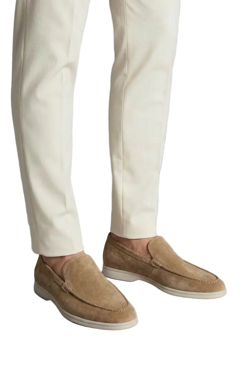 Men’s Suede Slip-On Loafers Casual Classic Smart Shoes