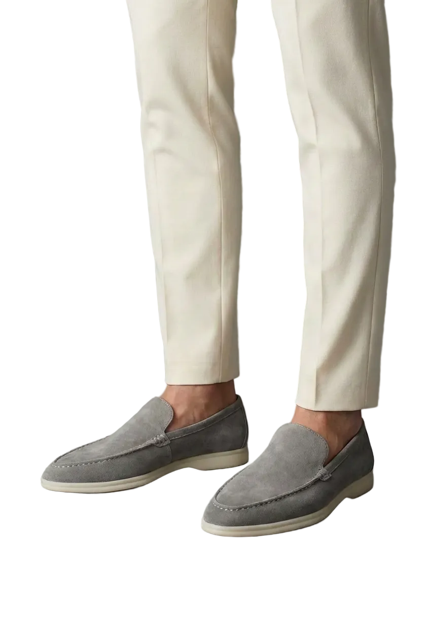Men’s Suede Slip-On Loafers Casual Classic Smart Shoes