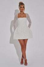 Triselle Women's Shimmering Sequin Mini Dress | Glitter Party Dress for Women | Elegant Evening & Cocktail Occasion Wear