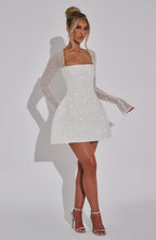 Triselle Women's Shimmering Sequin Mini Dress | Glitter Party Dress for Women | Elegant Evening & Cocktail Occasion Wear