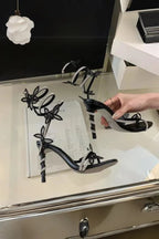 Butterfly Reverie Women's Stiletto Heels | Elegant Pointed Toe Heels for Women | Everyday Smart Casual Occasion Footwear