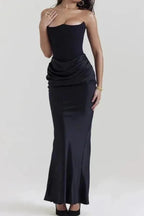 Zanayah Women's Satin Bodycon Maxi Dress | Going Out Occasion Dress | Wedding Guest & Evening