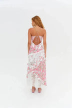 Rosalie Women's Floral Wrap Midi Dress | Cotton Summer Dress | Casual, Work & Evening