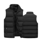 Hugo Men's Vest – Elegant Quilted Bodywarmer with Warm Lining & Zipped Pockets