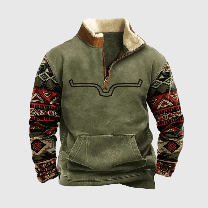 Celio Men's Cotton Knit Half-Zip Sweater | Soft Casual Quarter Zip Jumper for Men | Smart Casual Everyday Knitwear