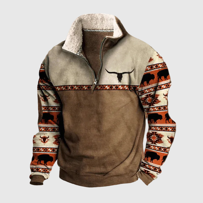 Celio Men's Cotton Knit Half-Zip Sweater | Soft Casual Quarter Zip Jumper for Men | Smart Casual Everyday Knitwear