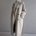 Isabelle Women's Long Wool Coat – Elegant & Comfortable Timeless Winter Coat
