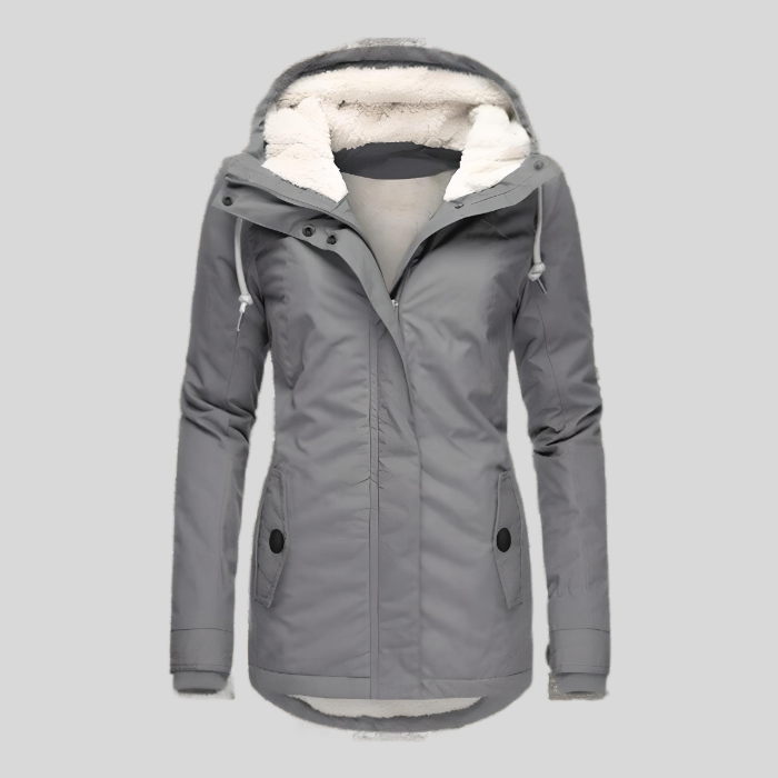 Women's Waterproof Winter Jacket with Hood | Warm Windproof Outdoor Coat for Women