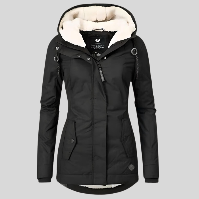 Women's Waterproof Winter Jacket with Hood | Warm Windproof Outdoor Coat for Women