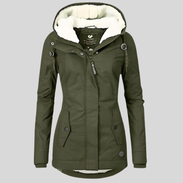 Women's Waterproof Winter Jacket with Hood | Warm Windproof Outdoor Coat for Women