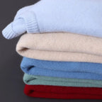 Nathan Men's Winter Cashmere Blend Sweater | Luxury Loose Fit Cashmere Knit Jumper for Men | Smart Casual Everyday Knitwear