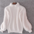 Verona Women's Cashmere Blend Turtleneck Sweater | Soft Luxury Roll Neck Jumper for Women | Elegant Smart Casual Winter Knitwear