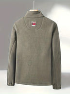 Julius Veste Polaire Outdoor Homme – Soft, Warm & Light with Protective Collar