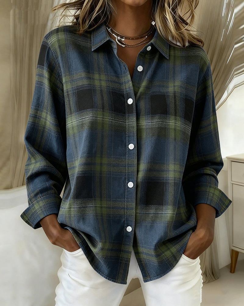 Houndstooth Women's Checked Knit Jacket | Notched Lapel Casual Cardigan Jacket for Women