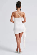 Clover Women's Cocktail Mini Dress | Bodycon Party Mini Dress for Women | Evening Going Out & Cocktail Party Wear