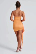 Clover Women's Cocktail Mini Dress | Bodycon Party Mini Dress for Women | Evening Going Out & Cocktail Party Wear