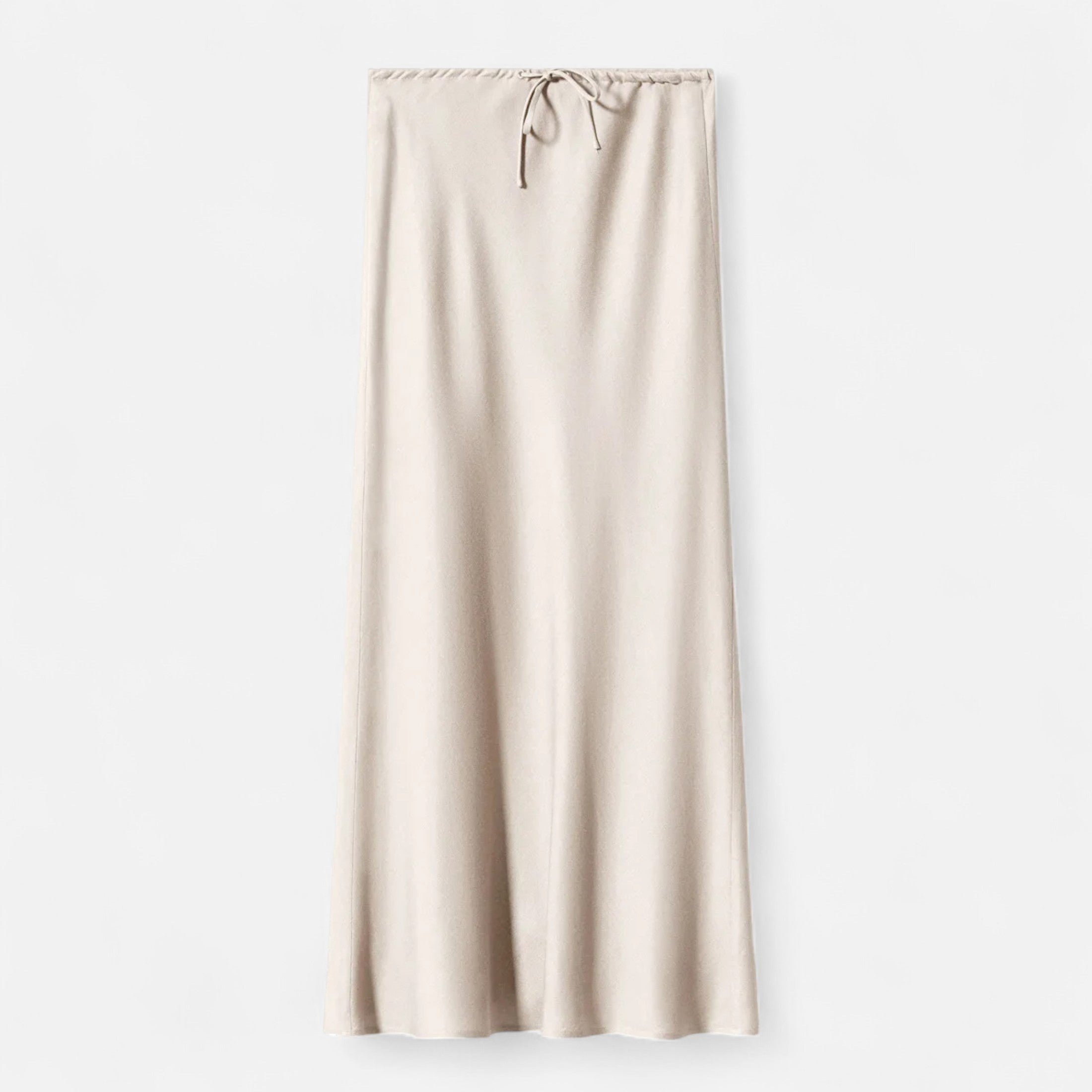 Women's Elegant High-Waist Satin Skirt