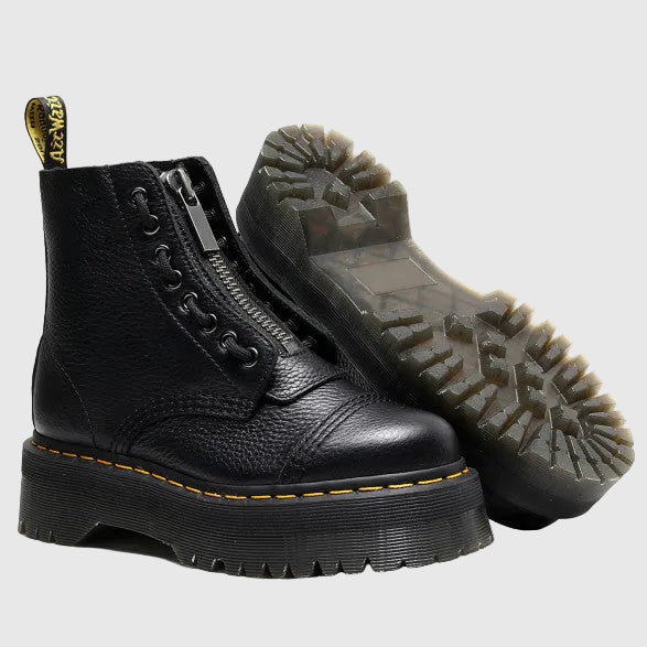 Lyra Women's Platform Mid-Calf Boots | Leather Boots for Women | Everyday Smart Casual Street Style Footwear