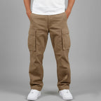 Benjamin Men's Relaxed Fit Cargo Trousers | Streetwear Side Pocket Pants for Men