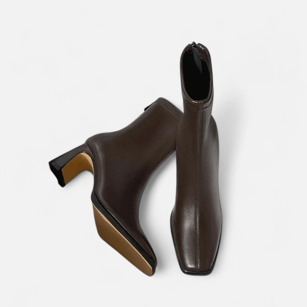 Women’s Vintage Square-Toe Ankle Boots