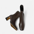 Women’s Vintage Square-Toe Ankle Boots